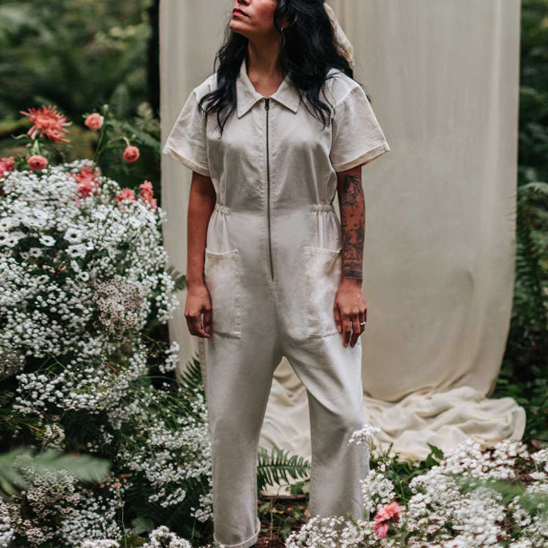 Kurzer Utility-Jumpsuit