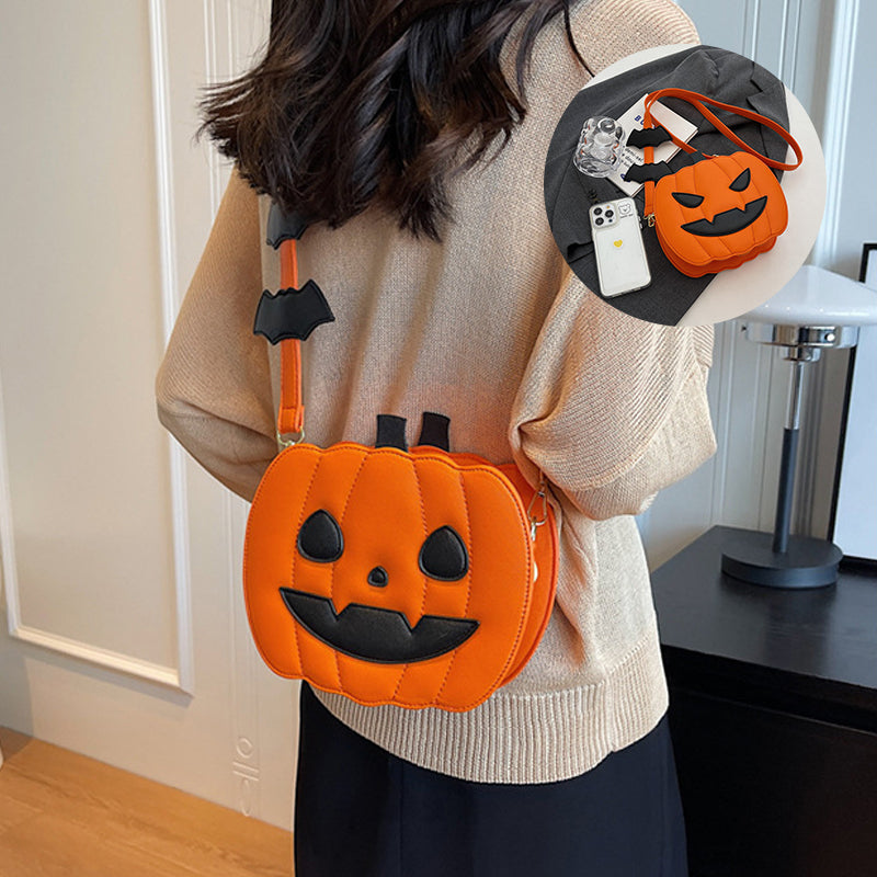 Halloween Kreative Cartoon Kürbis Crossbody Tasche