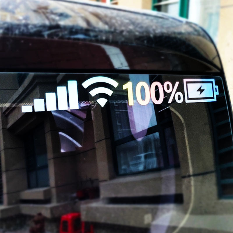 WiFi Power-Aufkleber für die Windschutzscheibe des Autos