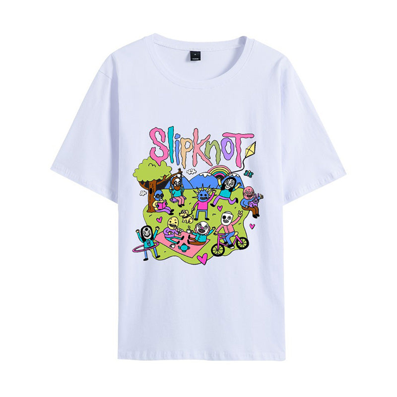 Slipknot – T-Shirt mit Aufdruck „Happy Times“