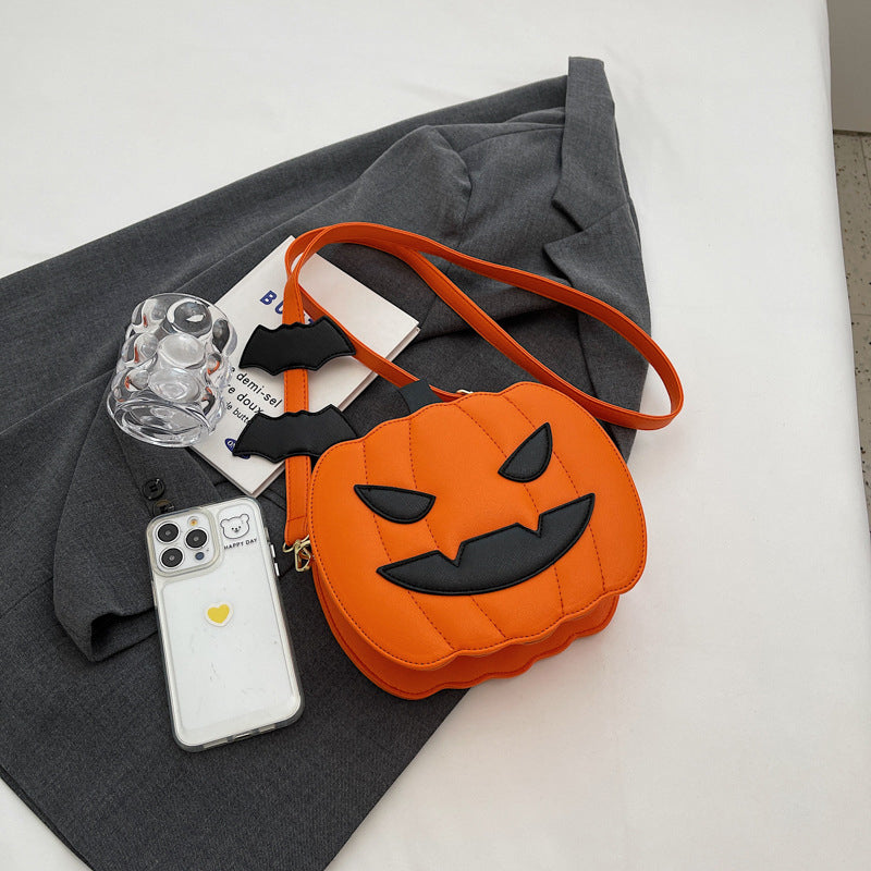 Halloween Kreative Cartoon Kürbis Crossbody Tasche