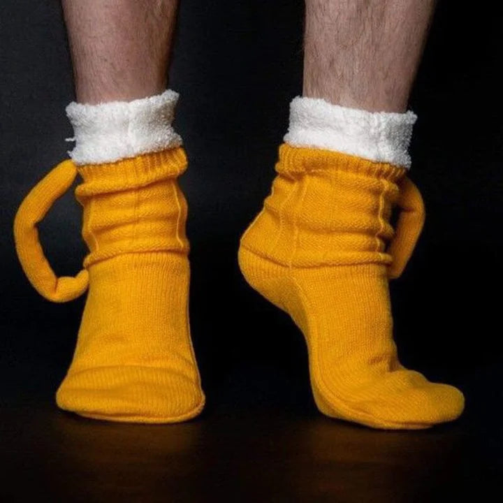 Lustiger 3D Bierkrug gestrickter Handschuh Geschenk