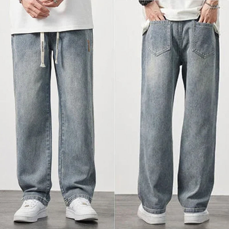 Lose Straight Jeans für Männer