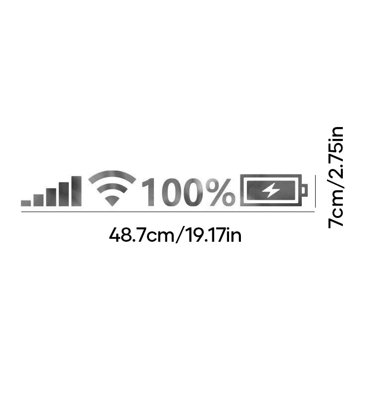 WiFi Power-Aufkleber für die Windschutzscheibe des Autos