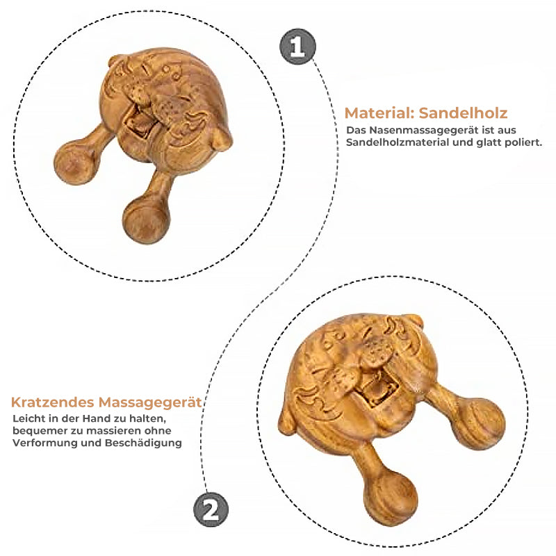 Natürliches Sandelholz-Gesichtsmassagegerät