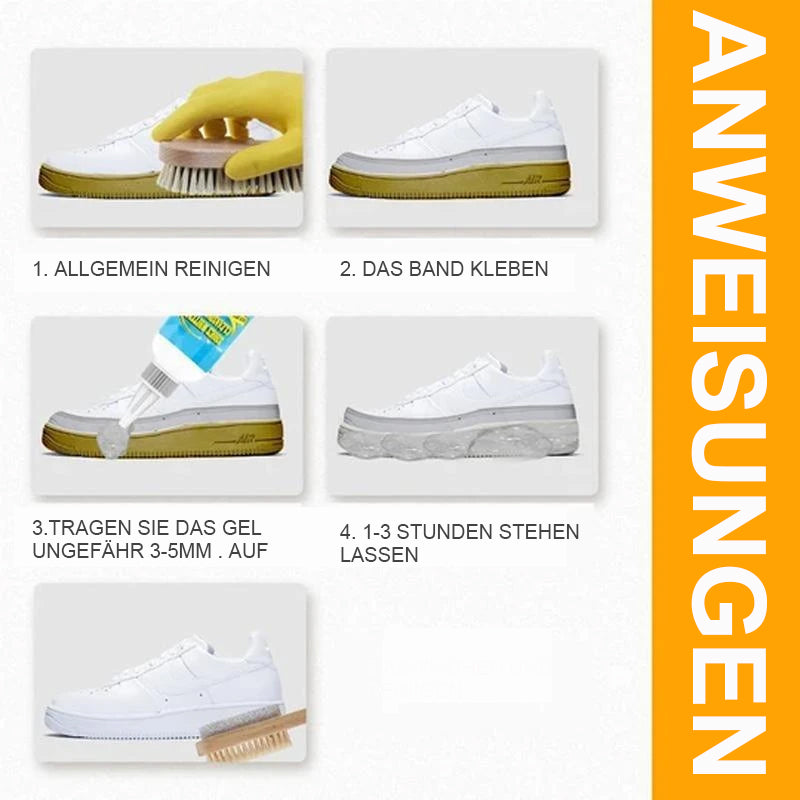 Schuhe Whitening Reinigungsgel