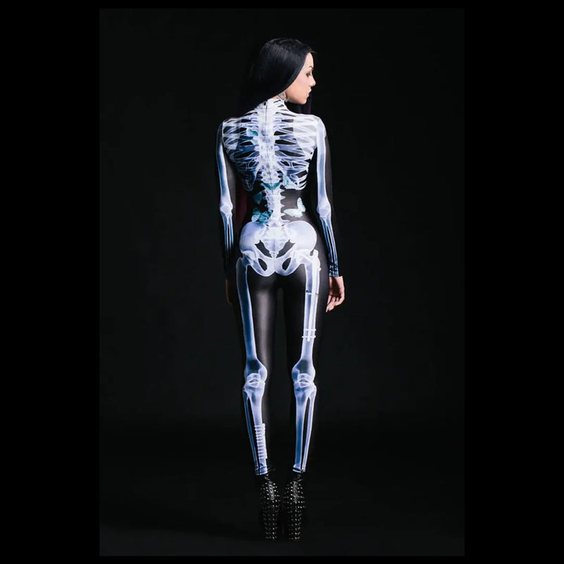 Halloween Skelett Bodysuit