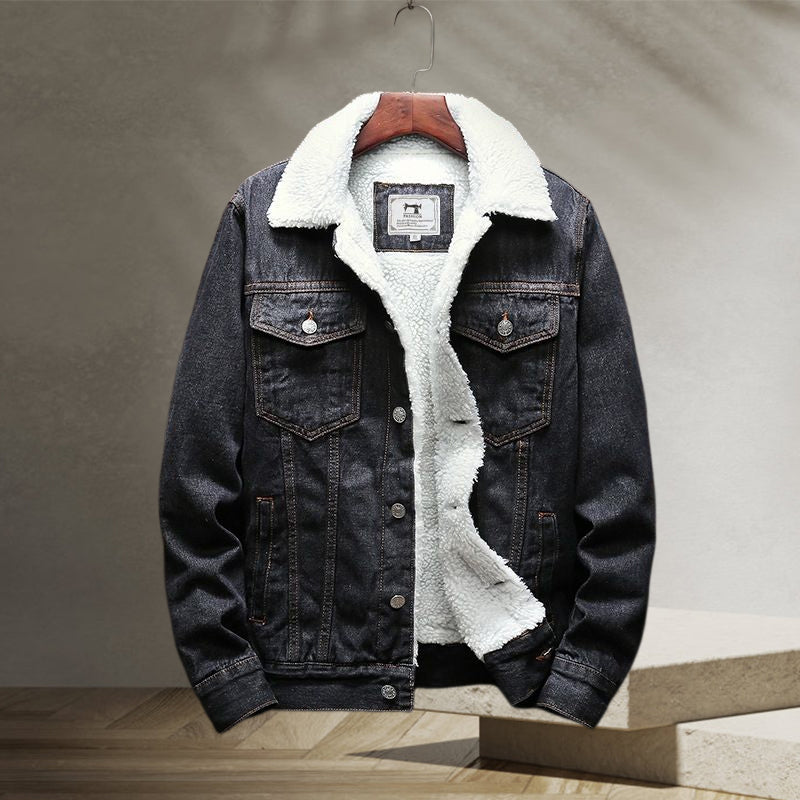 Fleece Jeansjacke