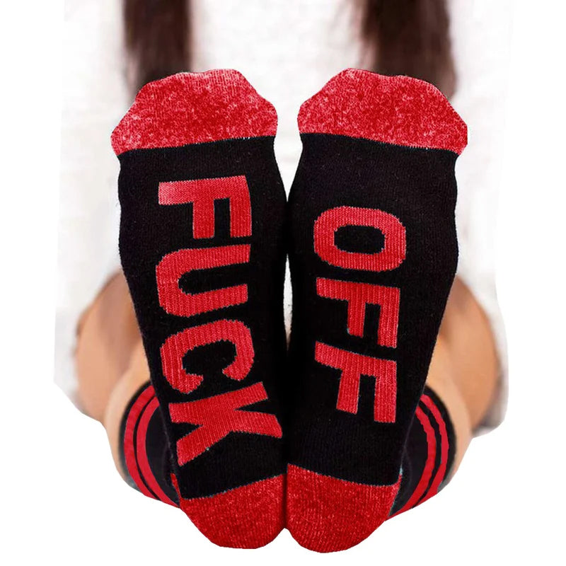 F**K OFF! Kreative lustige lässige Sport Socken