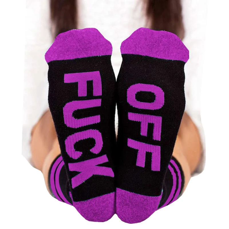 F**K OFF! Kreative lustige lässige Sport Socken