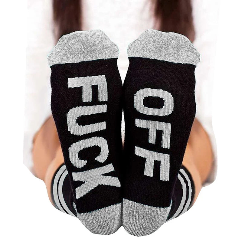 F**K OFF! Kreative lustige lässige Sport Socken