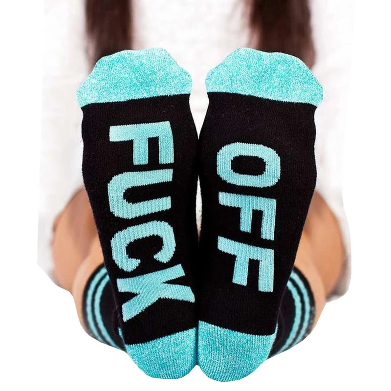 F**K OFF! Kreative lustige lässige Sport Socken