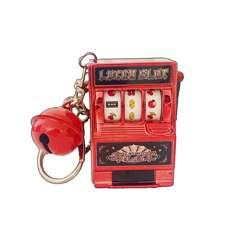 Kreativer Mini-Spielautomat-Schlüsselanhänger