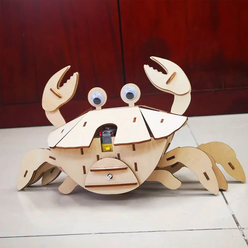 Bionische elektrische Krabbe DIY zusammengebautes Spielzeug