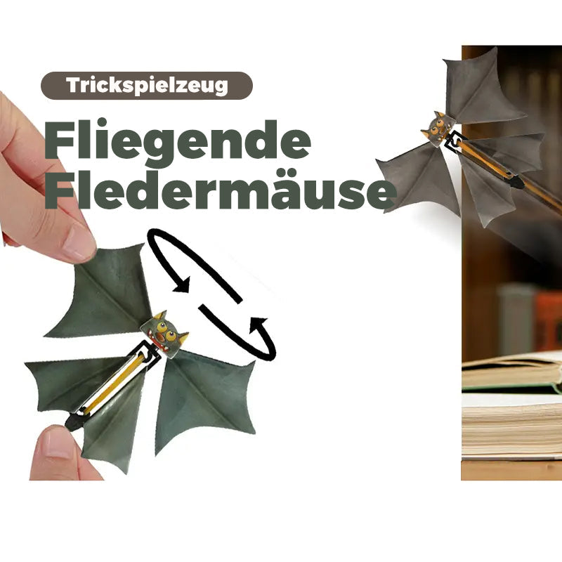 Lustige Streiche fliegende Fledermäuse