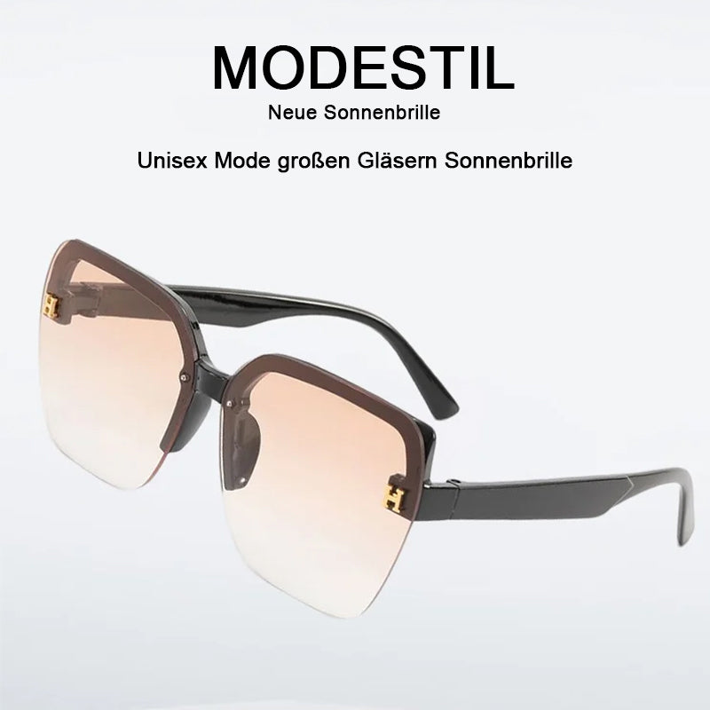 Unisex Mode großen Gläsern Sonnenbrille