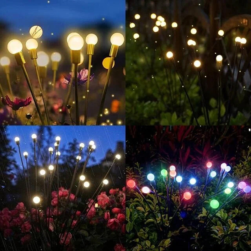 Solar Garten LED Glühwürmchen Steckleuchte