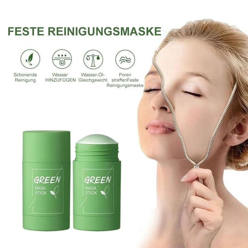 Porenlose Tiefenreinigungs-Grüntee-Maske