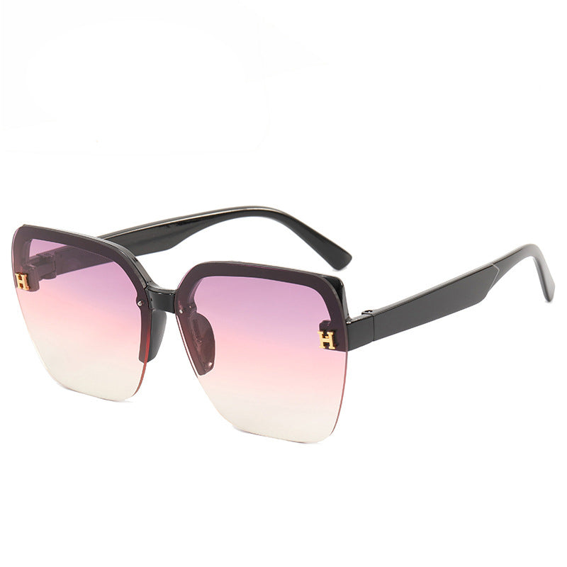 Unisex Mode großen Gläsern Sonnenbrille