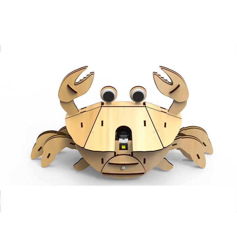 Bionische elektrische Krabbe DIY zusammengebautes Spielzeug