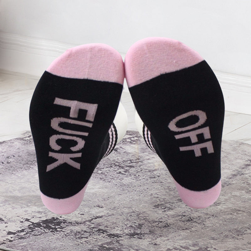 F**K OFF! Kreative lustige lässige Sport Socken