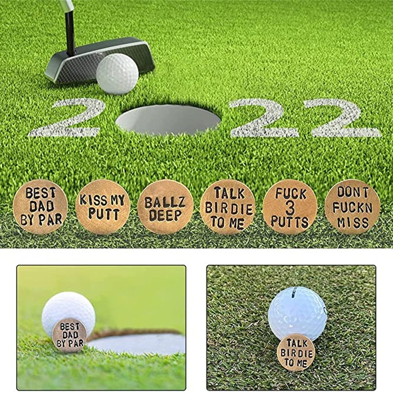 Interessanter Golfball Marker