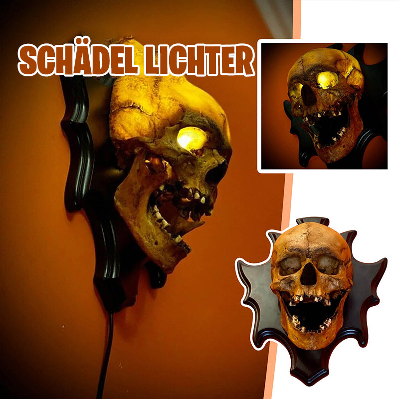 Schädel Lampe „Singender Kopf“ Nachtlicht