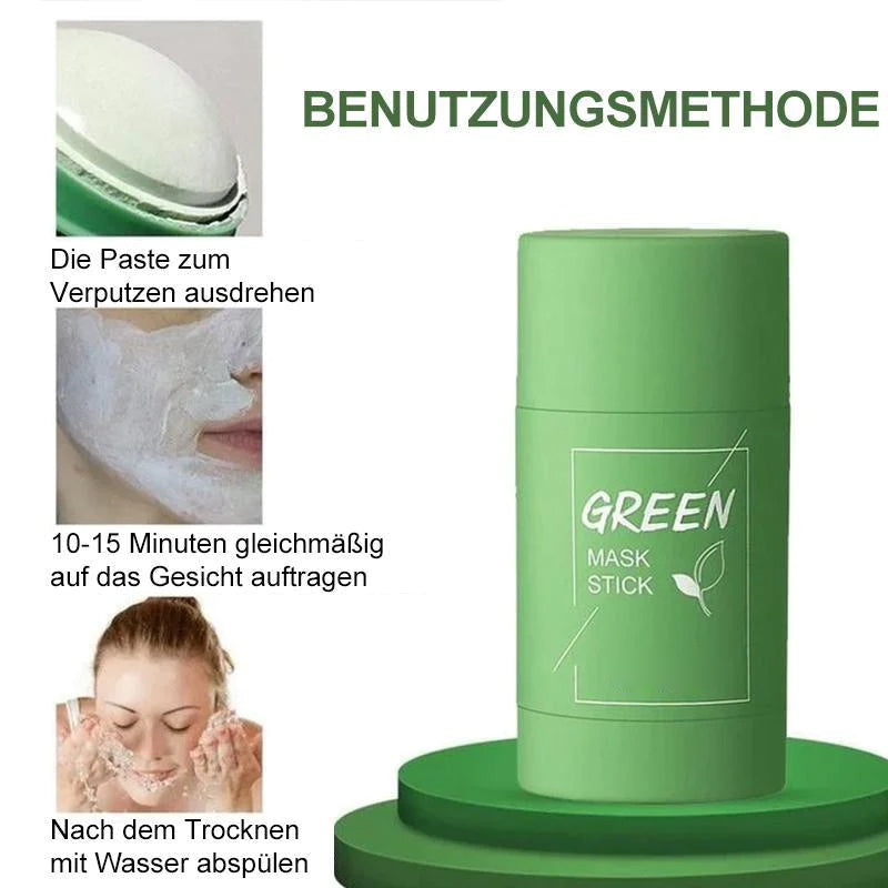 Porenlose Tiefenreinigungs-Grüntee-Maske