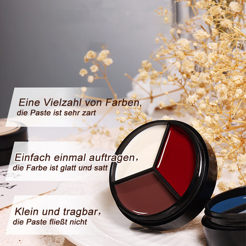 Reiner Farbpasten-Nagellack (dreifarbige Palette)