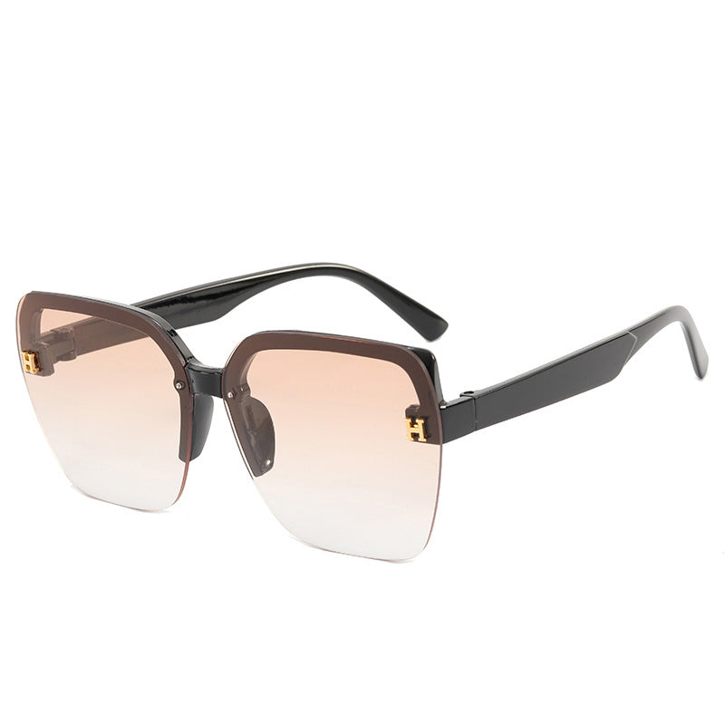 Unisex Mode großen Gläsern Sonnenbrille