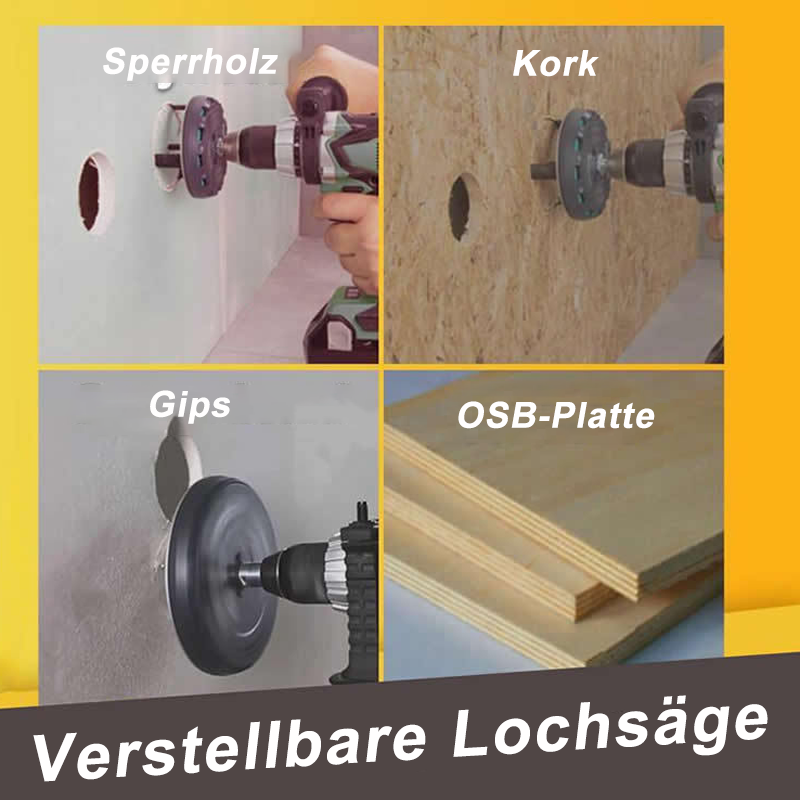 Verstellbarer Locher