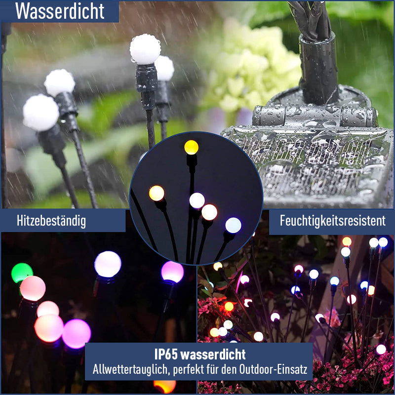 Solar Garten LED Glühwürmchen Steckleuchte