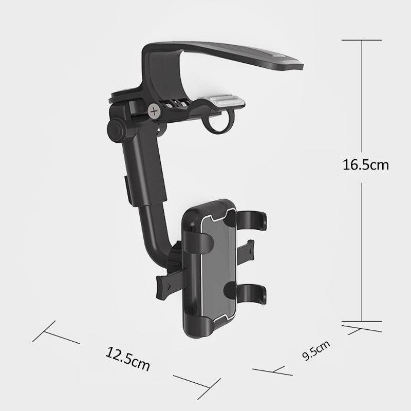 Multifunktionaler Armaturenbrett- und Sonnenblenden-Handyhalter