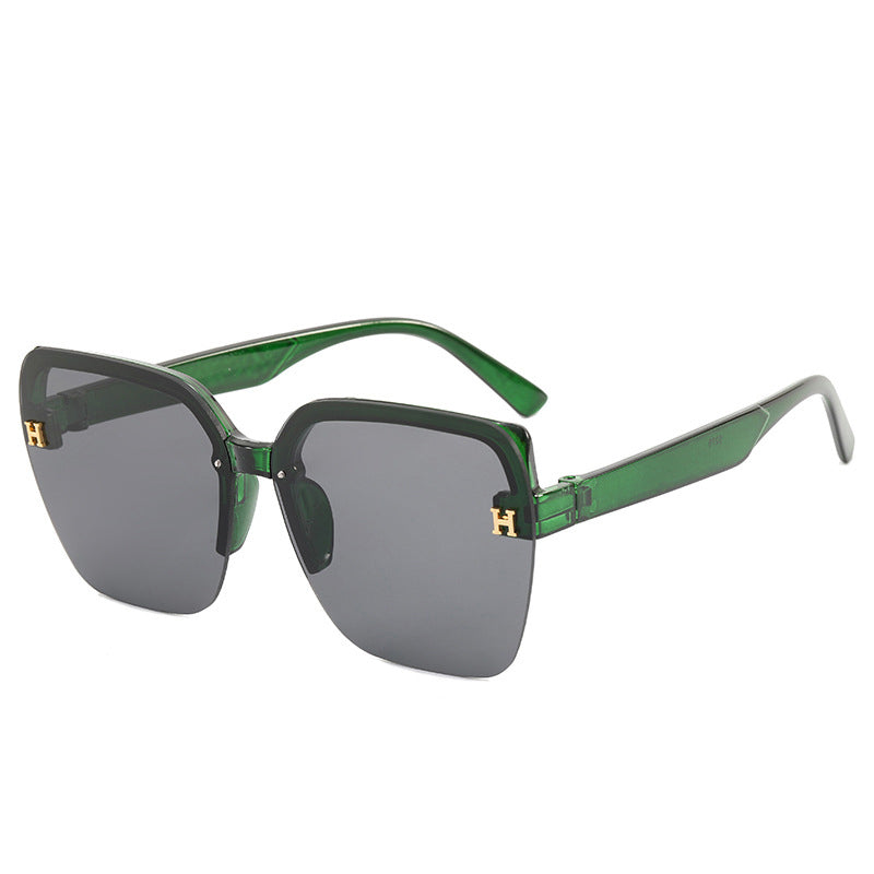 Unisex Mode großen Gläsern Sonnenbrille