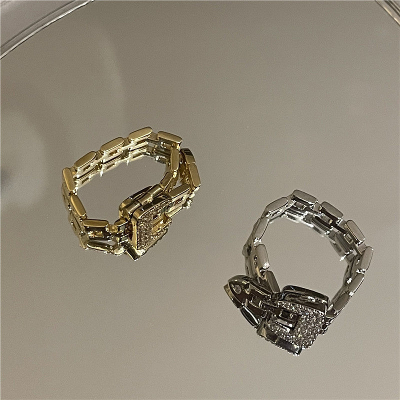 Kette Gürtelschnalle Ring