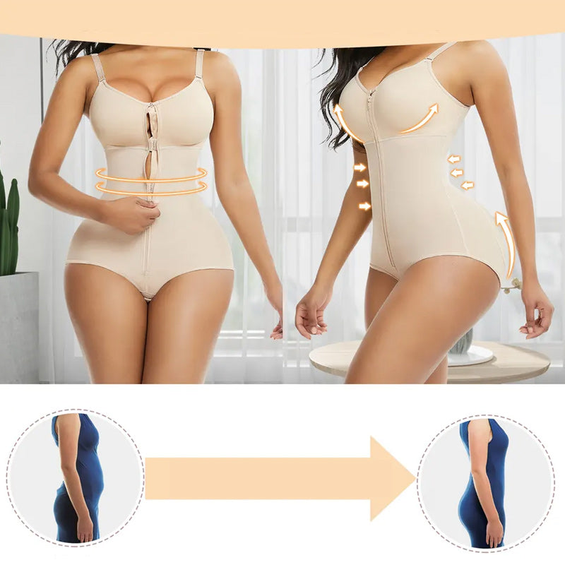 Damen Ganzkörper Bauchkontroll Kompressions Shapewear