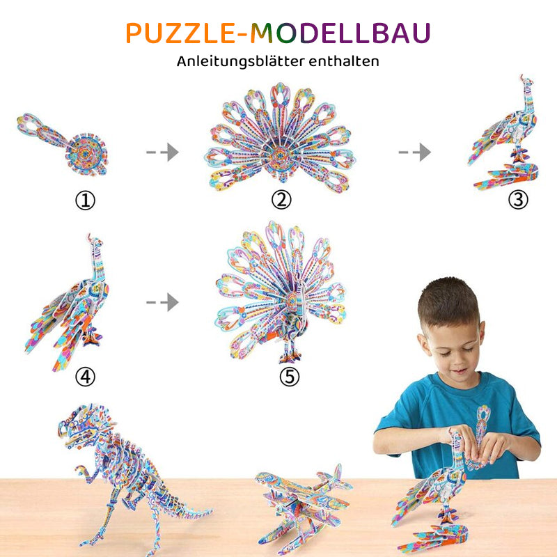 3D Farbpuzzle Set