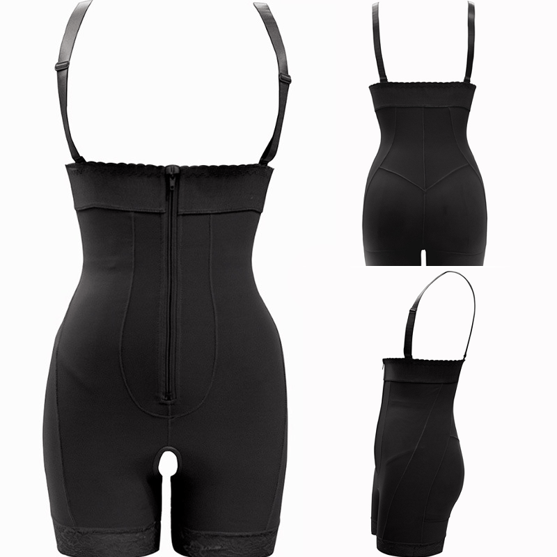 Reißverschluss schmaler Taillen- und Hüftlift Shapewear