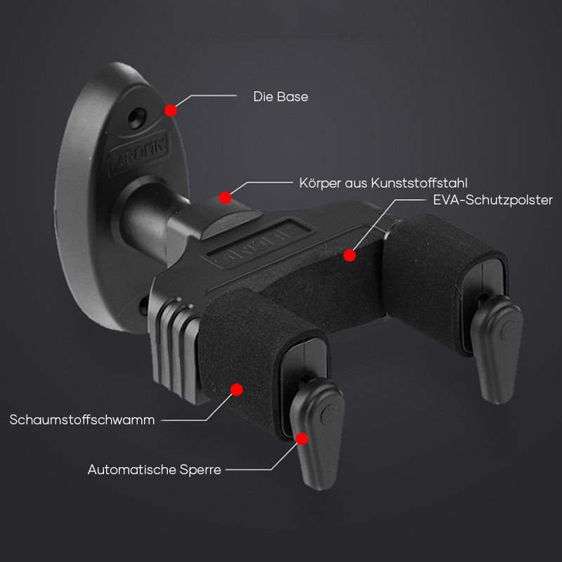 Automatische Halterung für Gitarre