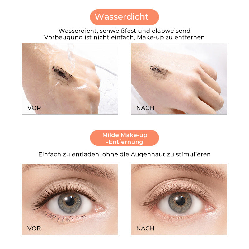 Langanhaltende, wasserfeste Wimperntusche mit 4D-Faser