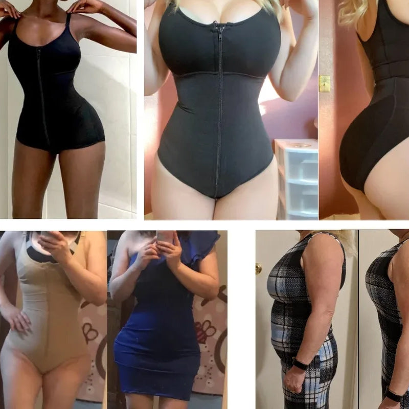 Damen Ganzkörper Bauchkontroll Kompressions Shapewear