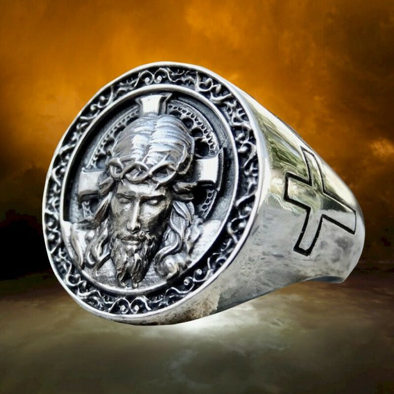 Jesus Christus Kreuz Ring
