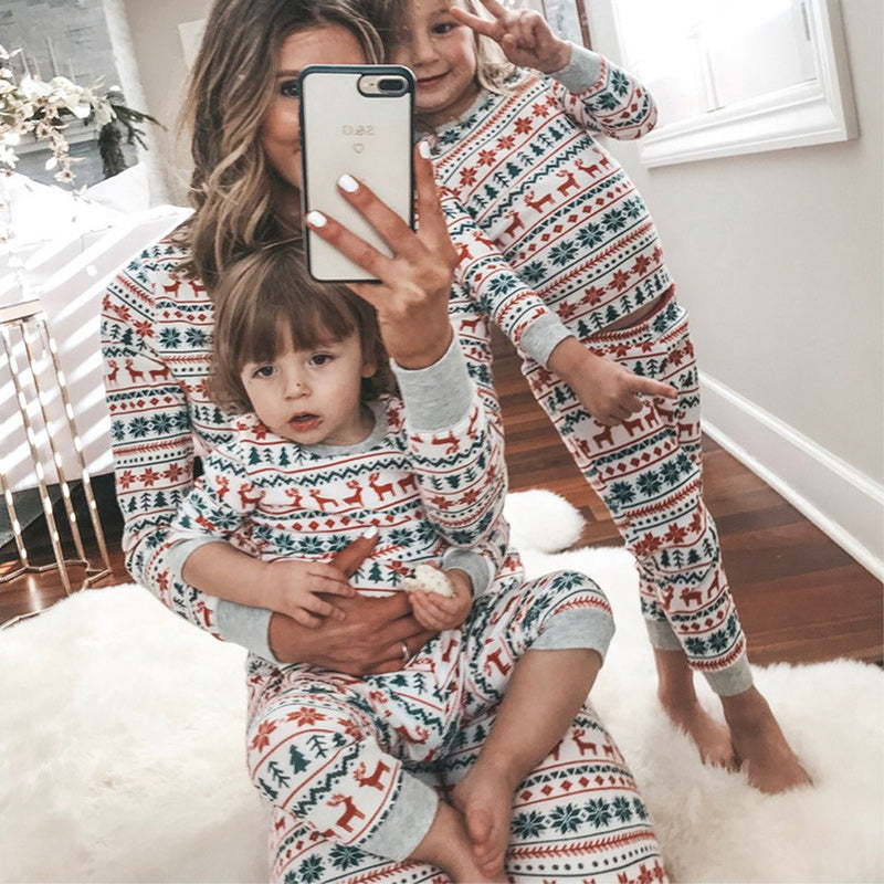 Weihnachten Familien Pyjama Set