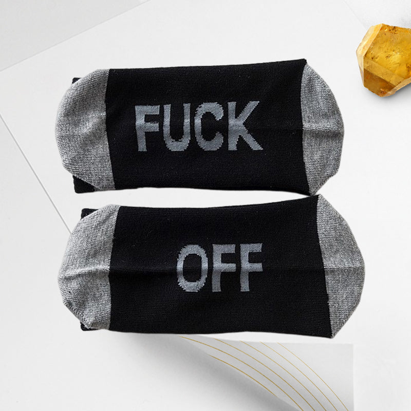 F**K OFF! Kreative lustige lässige Sport Socken