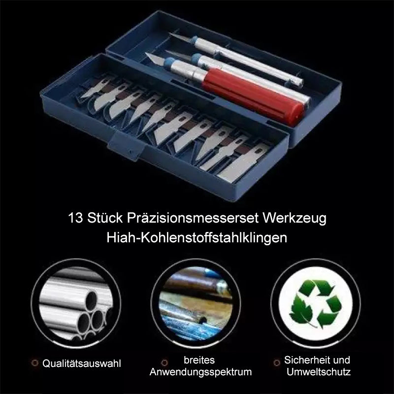 Multifunktions-Schnitzmesser-Schneidewerkzeug (13 Stück)