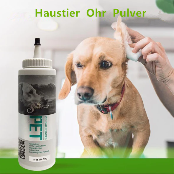 Haustier Ohr Pulver