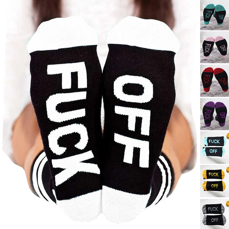 F**K OFF! Kreative lustige lässige Sport Socken