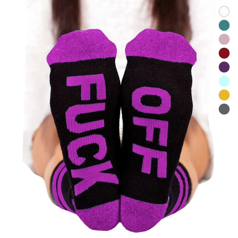 F**K OFF! Kreative lustige lässige Sport Socken