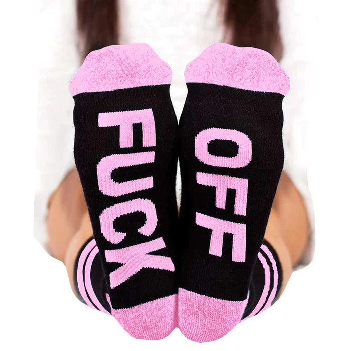 F**K OFF! Kreative lustige lässige Sport Socken