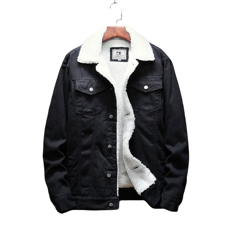 Fleece Jeansjacke